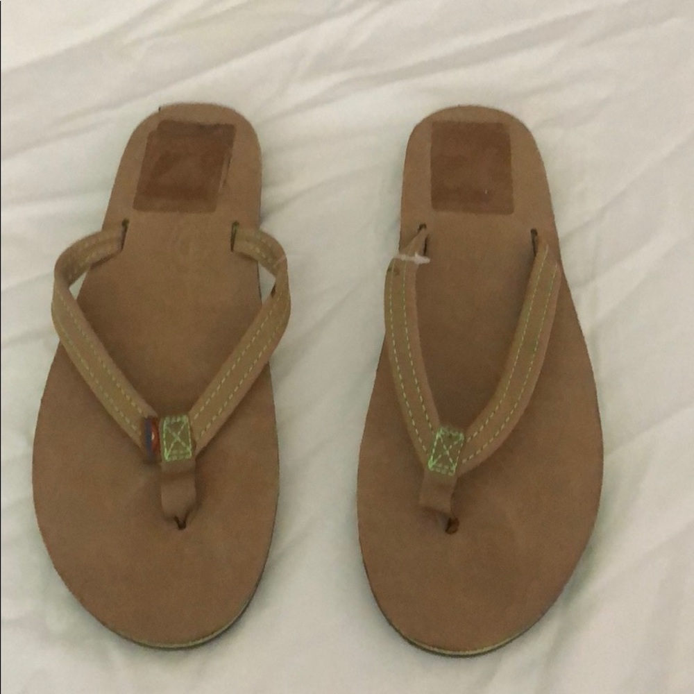 Rainbow Sandals, size Large Woman’s 9.5 - 10.5